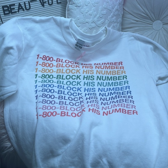 BLOCK HIS NUMBER SWEATSHIRT - Picture 2 of 7